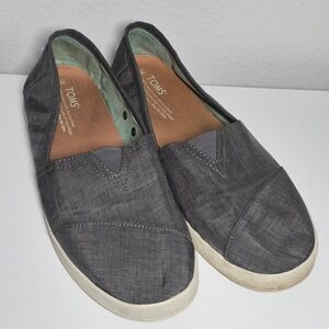 Tom's Women Avalon size 10 Minimalist Comfortable Travel Shoes Normcore Casual